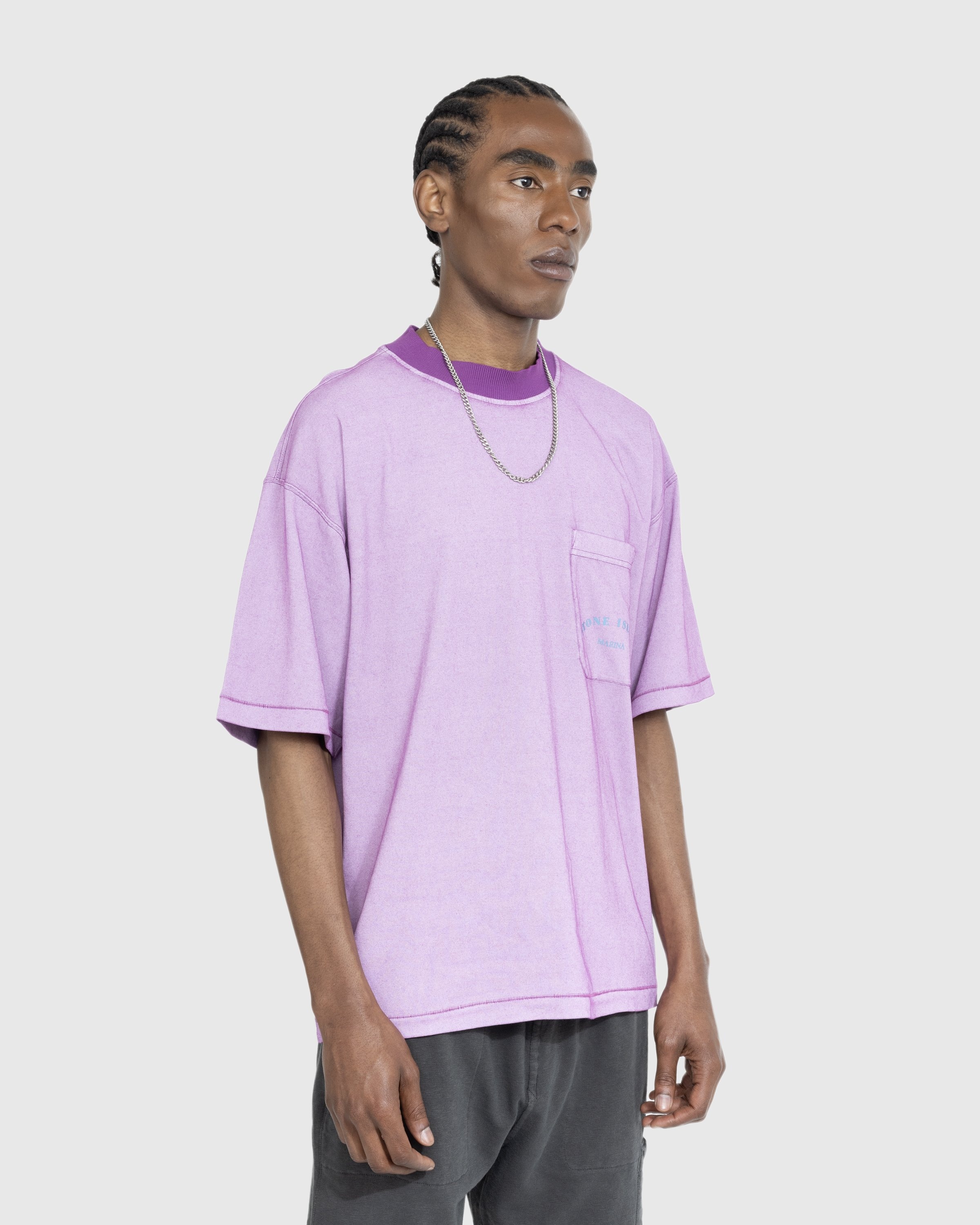 Stone island marina new arrivals t shirt lavender